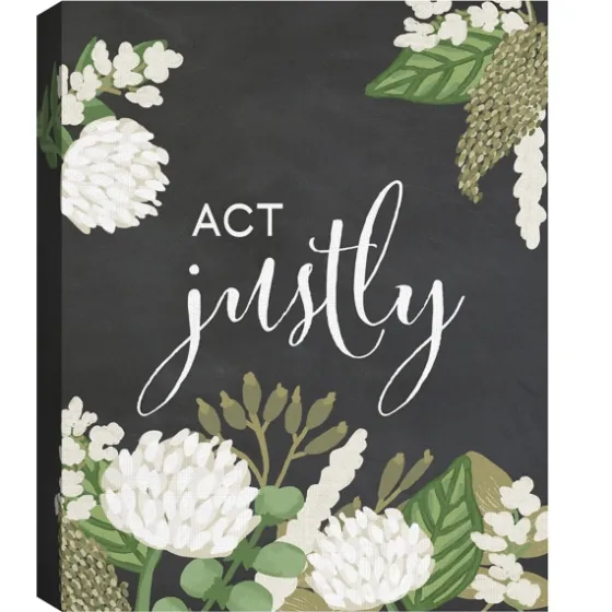 Micah 6:8 Canvas Art Prints, Set Of 4-Kirkland's Home New