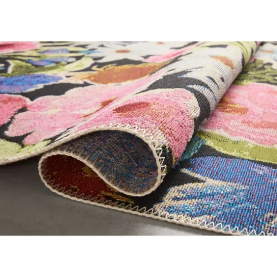 Midnight Garden Party Indoor/Outdoor Rug, 7X11-Kirkland's Home Sale