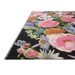 Midnight Garden Party Indoor/Outdoor Rug, 5X7-Kirkland's Home Outlet