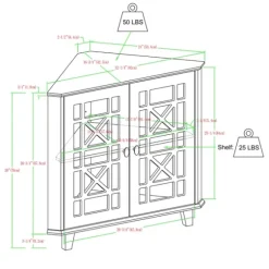 Mikie Corner Cabinet-Kirkland's Home Cheap