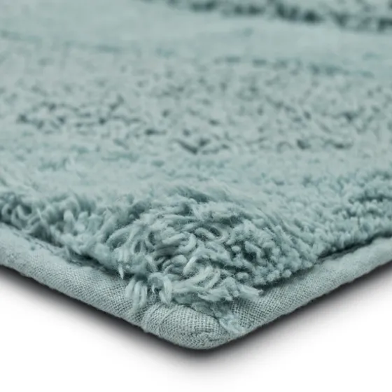 Mint Asymmetrical Cotton Bath Mat, 45 In.-Kirkland's Home Best