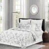 Miriam Floral & Stripe 3-Pc. Full/Queen Quilt Set-Kirkland's Home Store