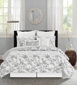 Miriam Floral & Stripe 3-Pc. Full/Queen Quilt Set-Kirkland's Home Store