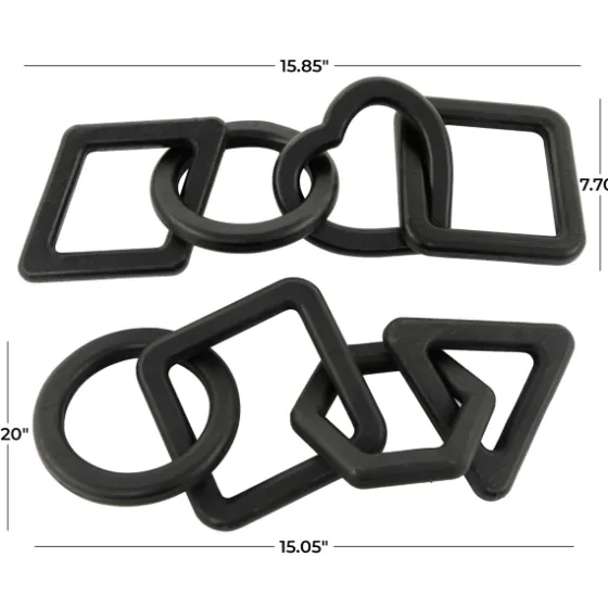 Mixed Shapes Chain Sculptures, Set Of 2-Kirkland's Home Online