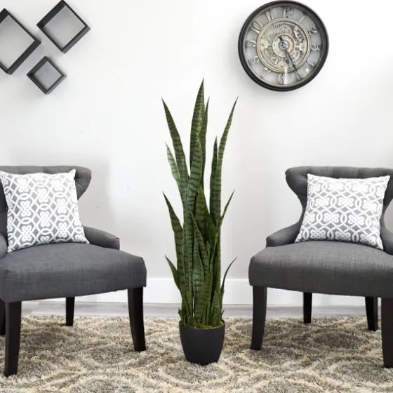 Modern Potted Tri Snake Plant-Kirkland's Home Fashion