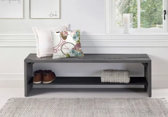 Modern Reclaimed Farmhouse Bench-Kirkland's Home Outlet