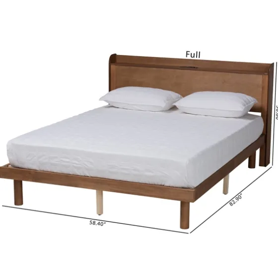 Modern Wood Full Platform Bed-Kirkland's Home New
