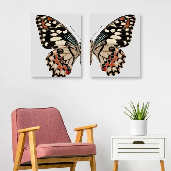 Monarch Butterfly I & Ii Canvas Prints, Set Of 2-Kirkland's Home Clearance