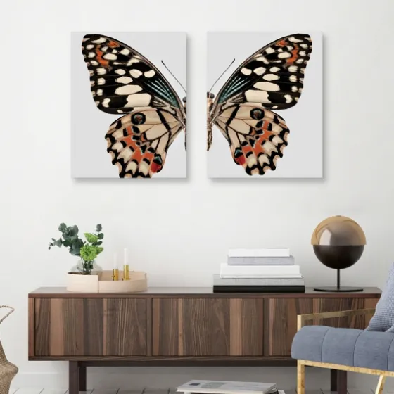 Monarch Butterfly I & Ii Canvas Prints, Set Of 2-Kirkland's Home Clearance