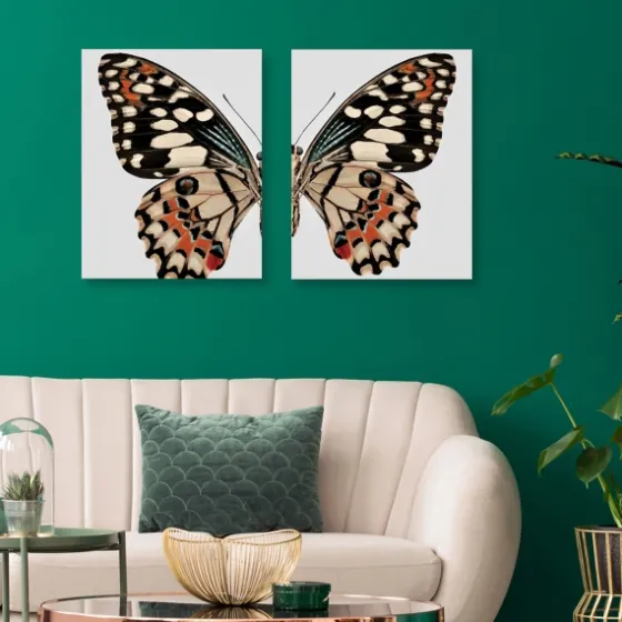 Monarch Butterfly I & Ii Canvas Prints, Set Of 2-Kirkland's Home Clearance