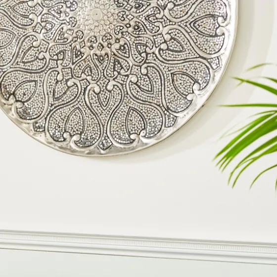 Mosaic Round Metal Wall Plaque-Kirkland's Home Store