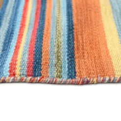Multi Dhurri Stripe Indoor/Outdoor Area Rug, 5X7-Kirkland's Home Discount