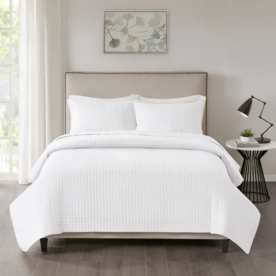 Nash 3-Pc. Reversible Queen Coverlet Set-Kirkland's Home Online