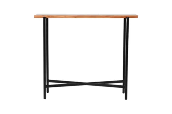 Natural Acacia Wood And Acrylic Top Console Table-Kirkland's Home Online