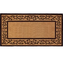 Natural And Black Abby Doormat, 48X24 In.-Kirkland's Home Best