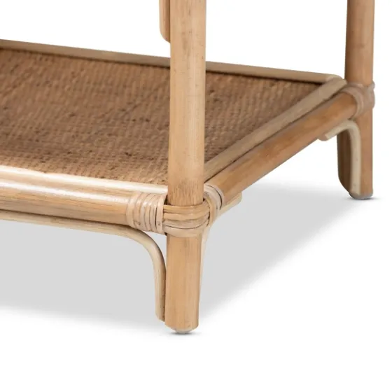 Natural Curled Rattan 3-Tiered Bookcase-Kirkland's Home New