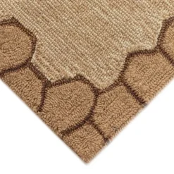 Natural Honeycomb & Bees Outdoor Accent Rug-Kirkland's Home Clearance