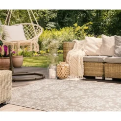 Natural Ivy Indoor/Outdoor Area Rug, 4X7-Kirkland's Home Fashion