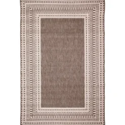 Natural Linear Macy Indoor/Outdoor Area Rug, 6X9-Kirkland's Home Best