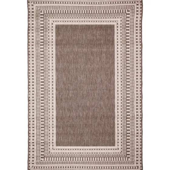 Natural Linear Macy Indoor/Outdoor Area Rug, 6X9-Kirkland's Home Best