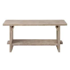 Natural Mango Wood 2-Pc. Wall Hook And Bench Set-Kirkland's Home Sale