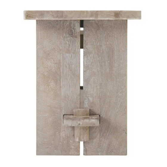 Natural Mango Wood 2-Pc. Wall Hook And Bench Set-Kirkland's Home Sale