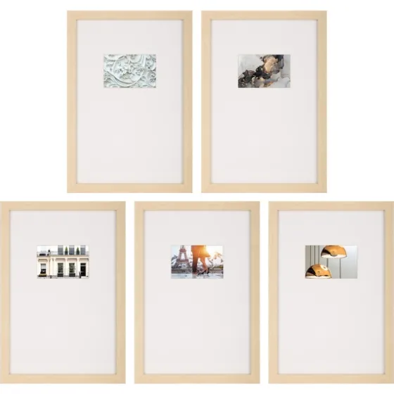 Natural Offset Mat 4X6 5-Pc. Gallery Wall Set-Kirkland's Home Flash Sale