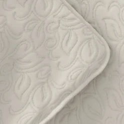 Natural Stitched Floral 2-Pc. Twin Quilt Set-Kirkland's Home Cheap