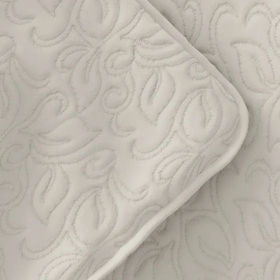 Natural Stitched Floral 2-Pc. Twin Quilt Set-Kirkland's Home Cheap