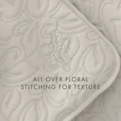 Natural Stitched Floral 2-Pc. Twin Quilt Set-Kirkland's Home Cheap