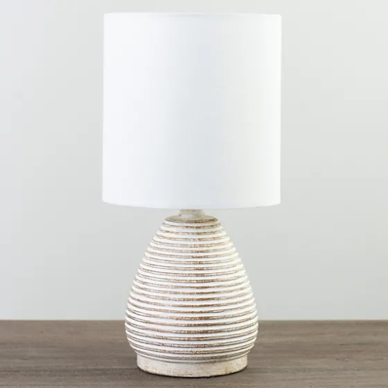 Natural Stripe Table Lamp-Kirkland's Home Shop