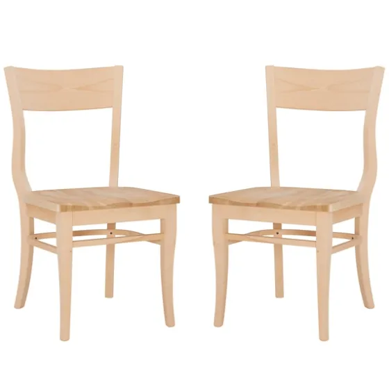Natural Wave Frame Dining Chairs, Set Of 2-Kirkland's Home Clearance