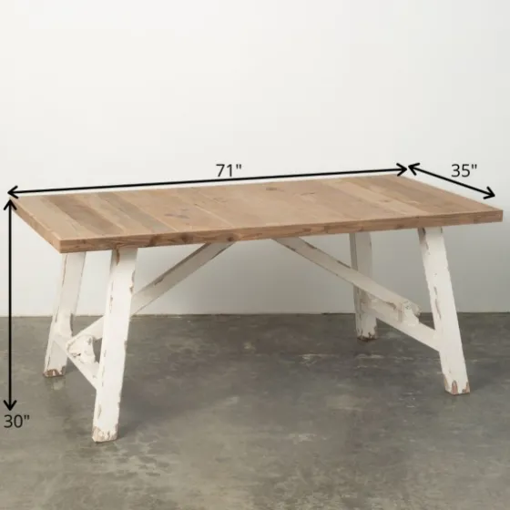 Natural Weathered Wood Dining Table-Kirkland's Home Best Sale