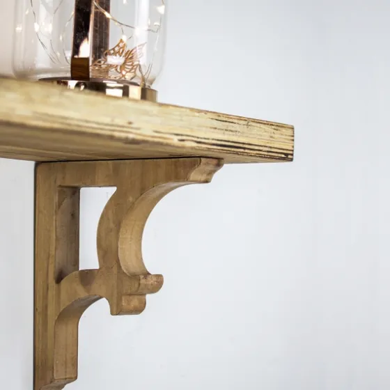 Natural Wood Curved Corbels, Set Of 2-Kirkland's Home Sale