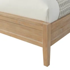 Natural Wood Grain Panel Queen Bed-Kirkland's Home Clearance