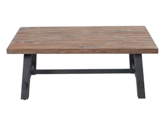 Natural Wood Sawhorse Coffee Table, 48X32 In.-Kirkland's Home Cheap