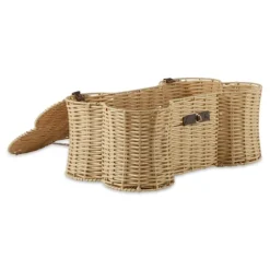 Natural Woven Bone Shaped Basket, 21 In.-Kirkland's Home Best