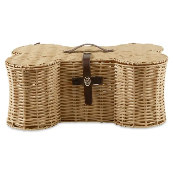 Natural Woven Bone Shaped Basket, 24 In.-Kirkland's Home Discount