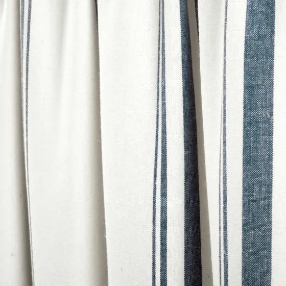 Navy & White Stripe Cafe Curtain Panel Set, 36 In.-Kirkland's Home Hot