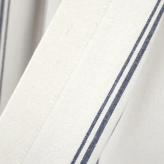 Navy & White Stripe Cafe Curtain Panel Set, 36 In.-Kirkland's Home Hot