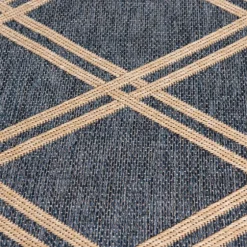 Navy Adelaide Trellis Outdoor Area Rug, 7X9-Kirkland's Home New