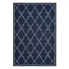 Navy Caden Outdoor Area Rug, 6X9-Kirkland's Home New