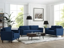 Navy Chelsea Modern Accent Chair-Kirkland's Home Discount