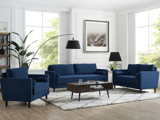 Navy Chelsea Modern Accent Chair-Kirkland's Home Discount