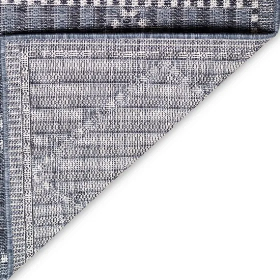 Navy Geo Lattice Outdoor Area Rug, 6X9-Kirkland's Home Hot