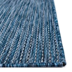 Navy Intertwine Indoor/Outdoor Runner-Kirkland's Home Discount