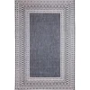 Navy Linear Macy Indoor/Outdoor Area Rug, 6X9-Kirkland's Home New