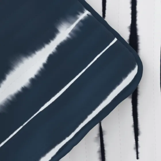 Navy Linear Reversible 3-Pc. Queen Quilt Set-Kirkland's Home Flash Sale
