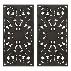 Navy Madison Park Floral Wall Plaques, Set Of 2-Kirkland's Home Discount
