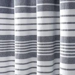 Navy Nantucket Fringe Curtain Panel Set, 95 In.-Kirkland's Home Discount